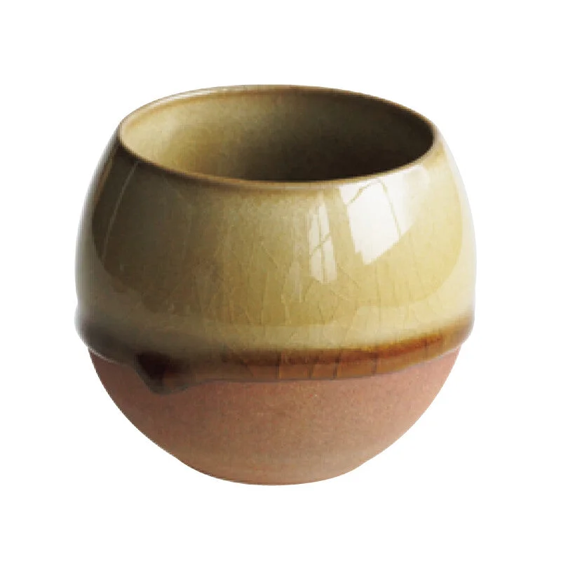 quirky mugs for home decoration-SALIU - Round Yunomi Cup (Yellow) ころころSA02 (イエロー)