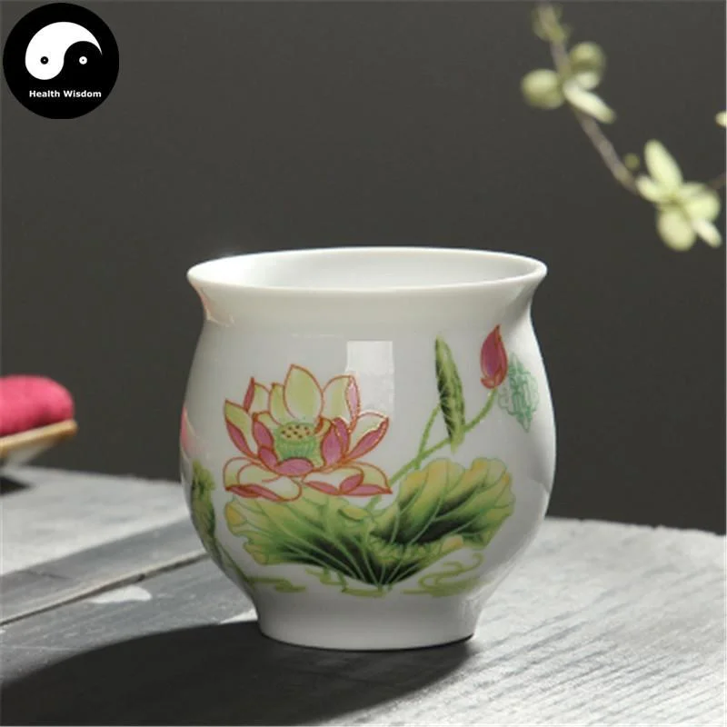 mugs for cold drinks on the go-Double Wall Ceramic Tea Cups 70ml*4pcs