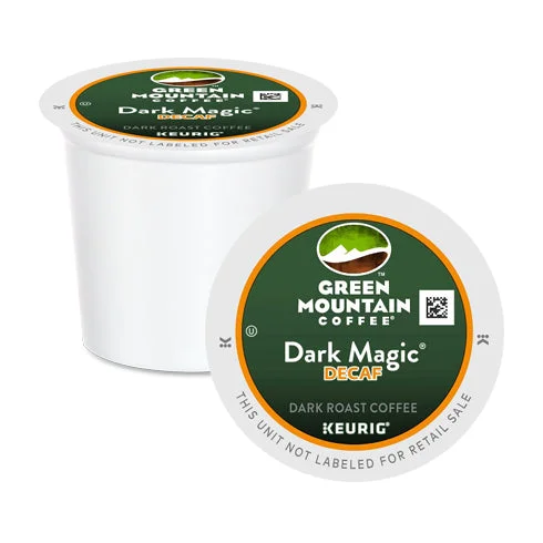 trendy coffee cups for daily use-Green Mountain Coffee Dark Magic Decaf XB K-Cup® Pods 24 Pack