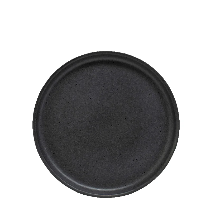 luxury dinner plates for events-Industry Side Plate 21cm - Black