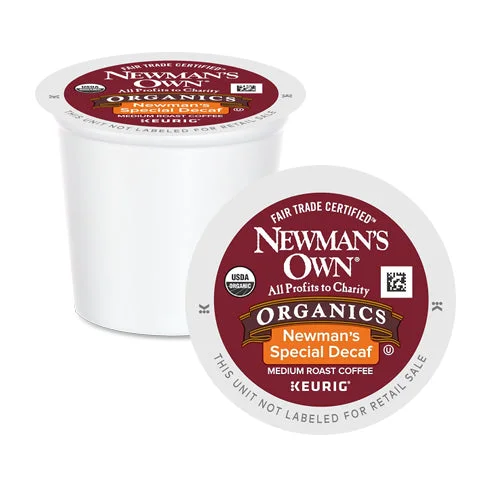 luxury travel mugs for coffee breaks-Newman's Own Organics Special Decaf K-Cup® Pods 24 Pack