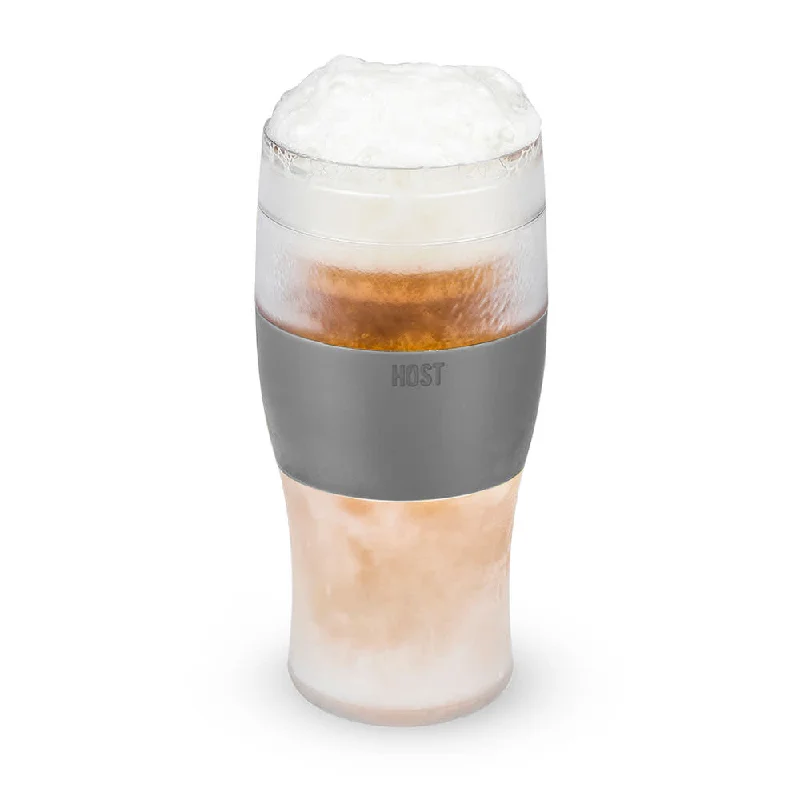 funny coffee cups for morning jokes-Beer FREEZE™ Cooling Cup in Grey