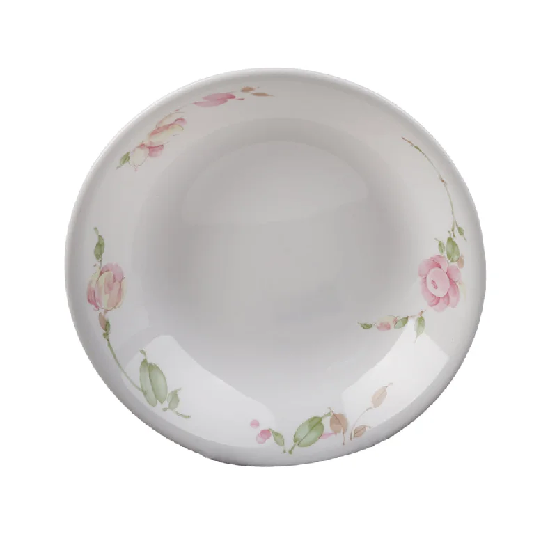 wedding dinnerware set-PLATE DEEP CORNINGWARE COUNTRY ROSE 420RS-LP PC