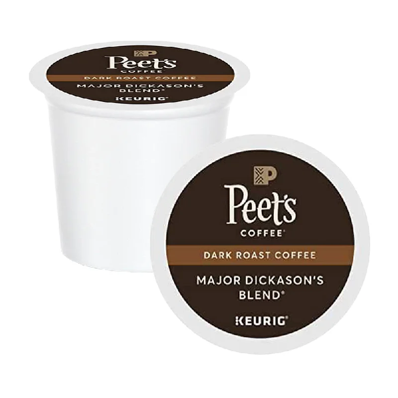 insulated coffee mugs for cold drinks-Peet's Coffee Major Dickason's Blend K-Cup® Pods 10 Pack