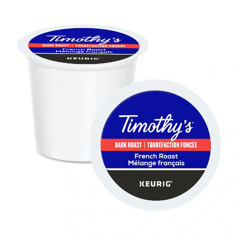 unique coffee cups for coffee shops-Timothy's French Roast K-Cup® Pods 24 Pack