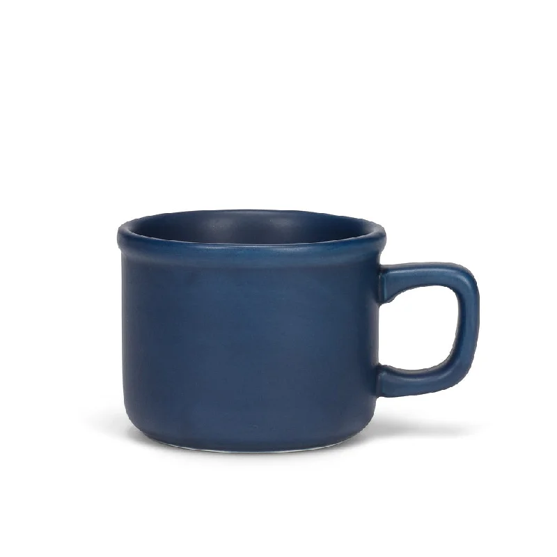 cute coffee mugs for relaxing mornings-Abbott Matte Espresso Cup Blue, 3oz