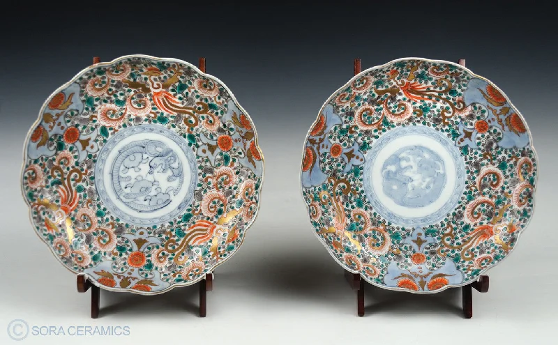 family dinnerware set-Imari plates