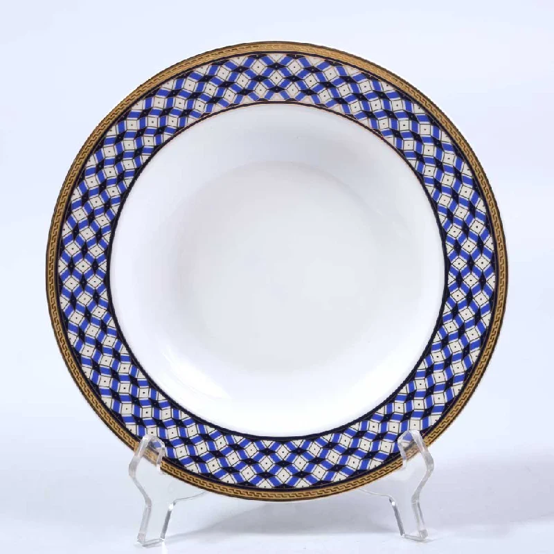 dinner plates with matching flatware-PLATE DEEP ROYAL BISTRO DP-N12 BASIC