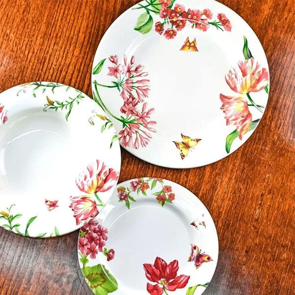 vintage dinnerware set-PLATE DINNER CLAYTON 0704F