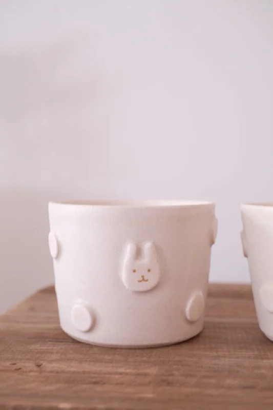 best mugs for coffee breaks at work-Tomoko Sano 佐野 智子 Bunny Teacup Small