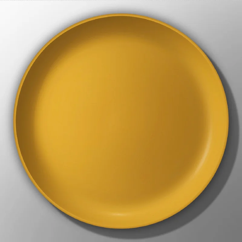 disposable plates with a gold rim-Dinner Plate (Ø10.5")