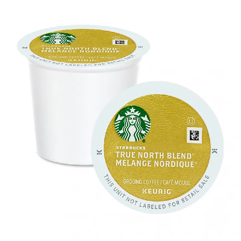 best travel coffee mugs for long commutes-Starbucks True North (Veranda) Blend K-Cup® Pods 24 Pack