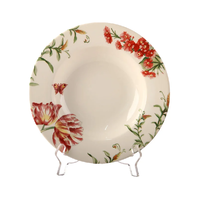 modern dinner plates-PLATE DEEP CLAYTON 0704F