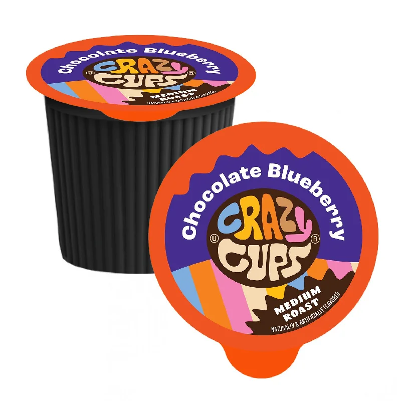 fun mugs for birthday parties-Crazy Cups Chocolate Blueberry Single Serve Coffee 22 Pack