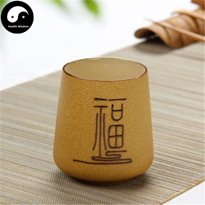 mugs for cold drinks on the go-Pottery Ceramic Tea Cups 180ml*2pcs