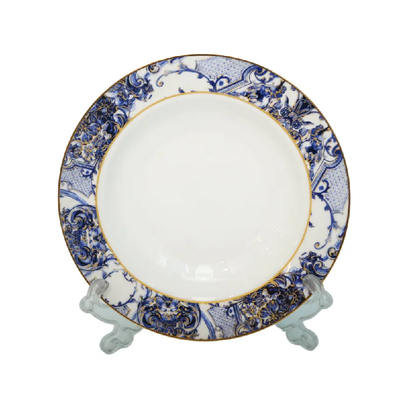 floral tableware set-PLATE DEEP ROYAL BISTRO 8.75 706