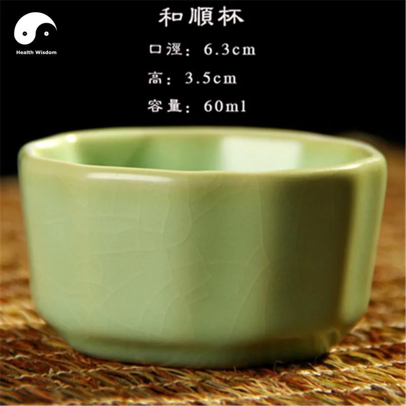 glass mugs for hot beverages-Ru Ceramic Tea Cups 2pcs