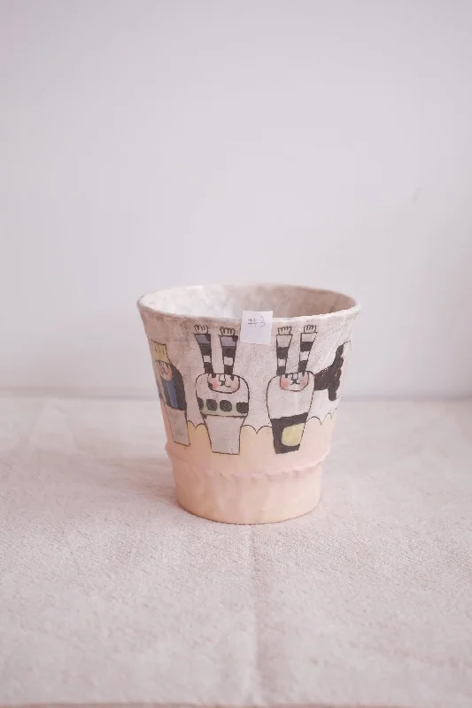 quirky ceramic mugs for unique gifts-Ai Takayama 高山 愛 Free Cup - #3