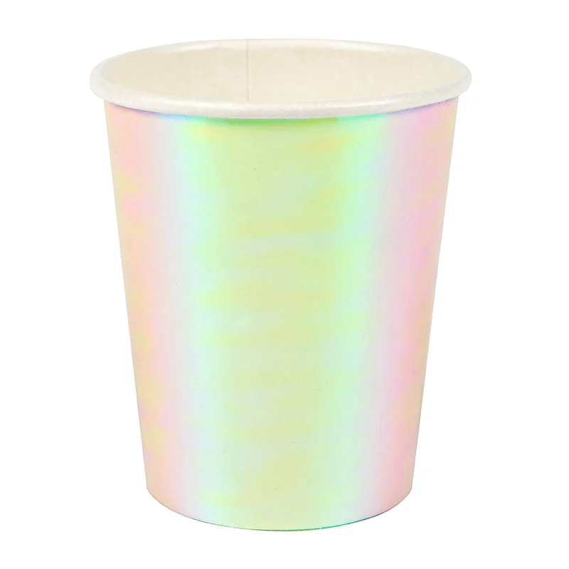 stackable mugs for compact storage-Iridescent Party Cup