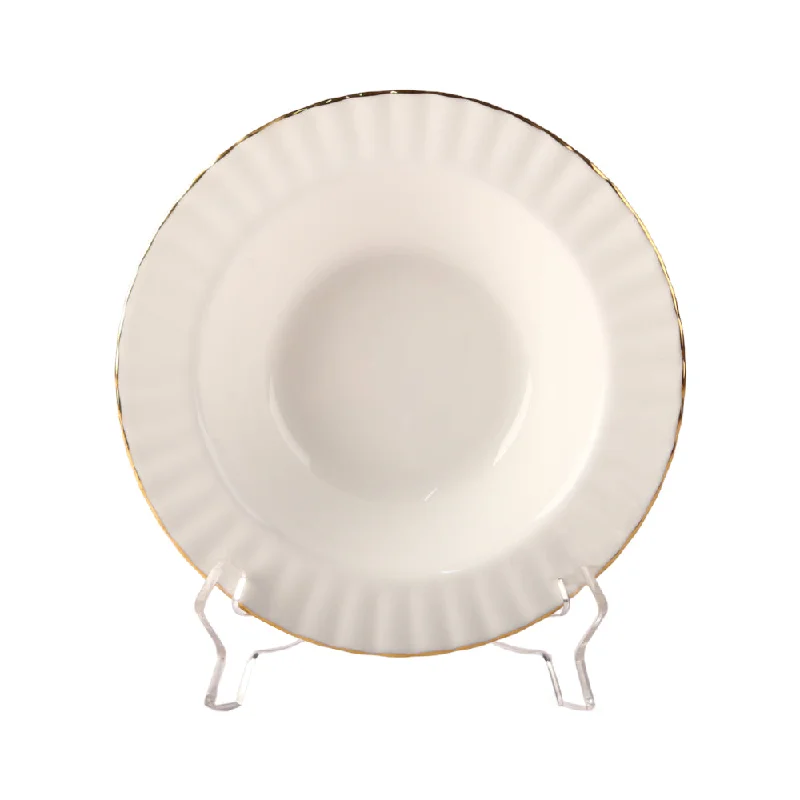 easy-to-clean dinnerware set-PLATE DEEP ROYAL ALBERT VALDOR/21CM