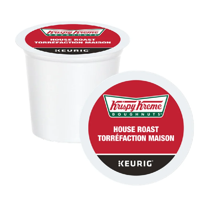 trendy coffee mugs for modern kitchens-Krispy Kreme House Roast Coffee K-Cup® Pods 30 Pack