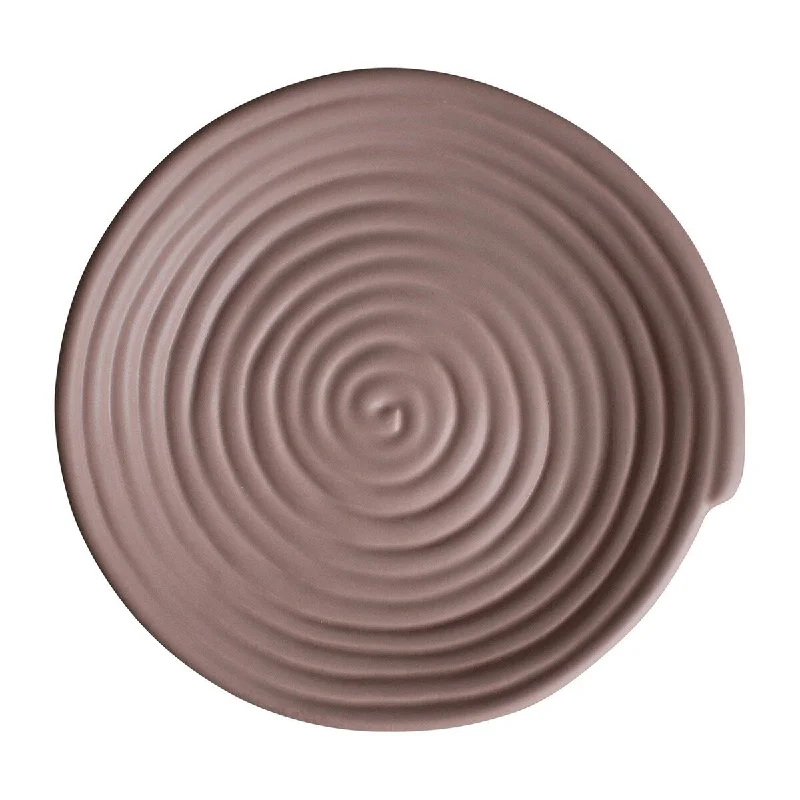 set of modern dinner plates for 2-CURL apricot Plate