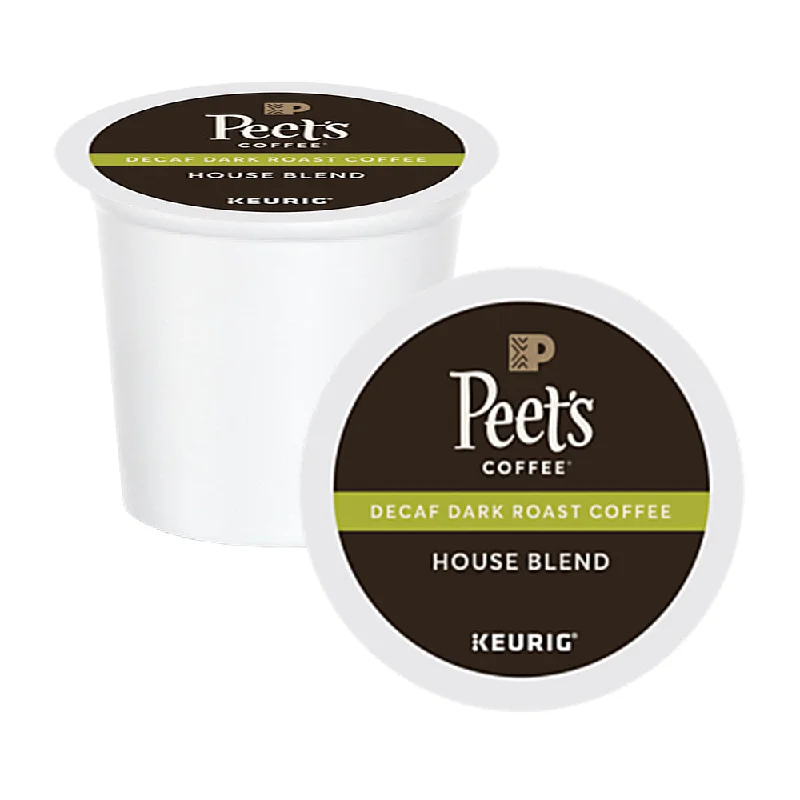 custom photo coffee mugs for teachers-Peet's Coffee Decaf House Blend K-Cup® Pods 10 Pack