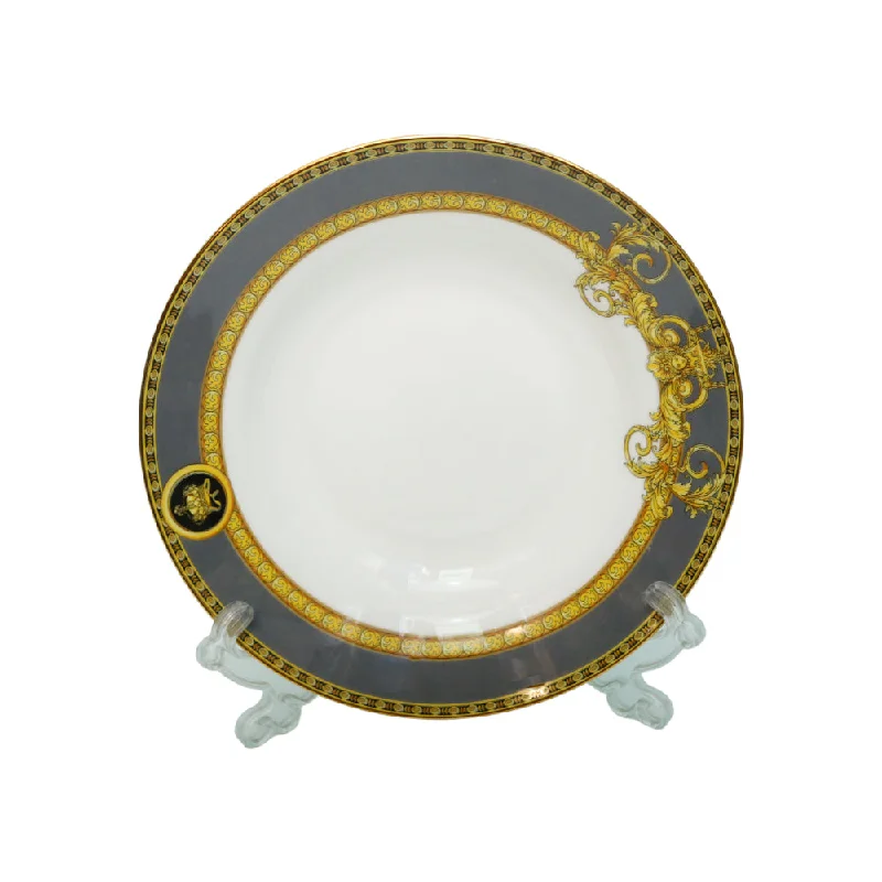 eco-friendly dinnerware for picnics-DEEP PLATE ROYAL BISTRO DP-660B BASIC