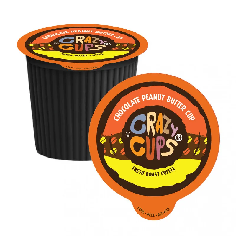 large custom mugs for special events-Crazy Cups Chocolate Peanut Butter Cup Single Serve Coffee 22 Pack