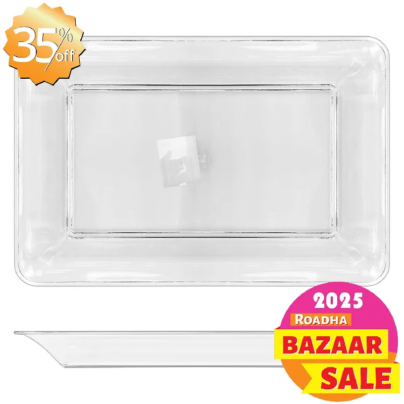 luxury dinner plates for events-Serving Tray (36 x 24cm)