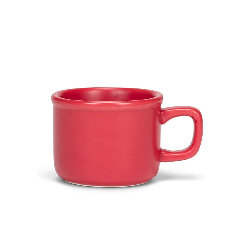 personalized coffee cups for teachers-Abbott Matte Espresso Cup Red, 3oz