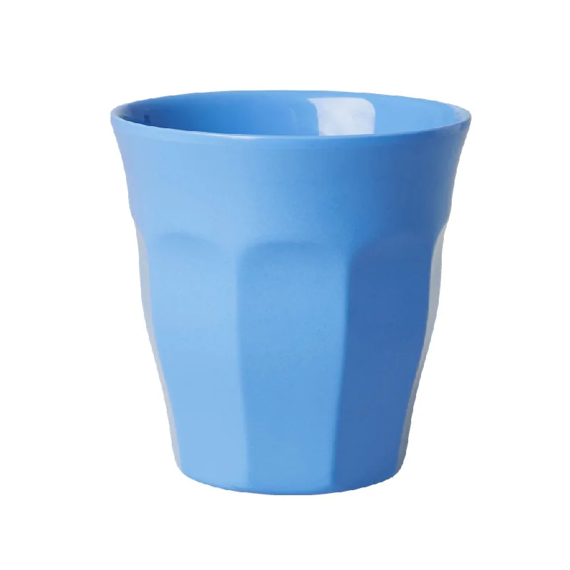 fun coffee mugs for the kitchen-Rice DK Melamine Cup in New Dusty Blue - Medium