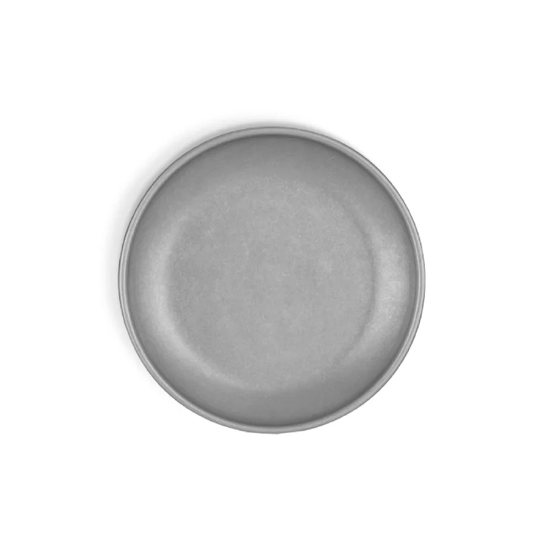 porcelain dinnerware with floral design-Vintage Style Stainless Steel Bread Plate, 14cm