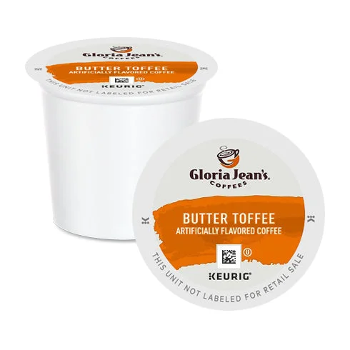 unique mugs for the office desk-Gloria Jean's Butter Toffee K-Cup® Pods 24 Pack