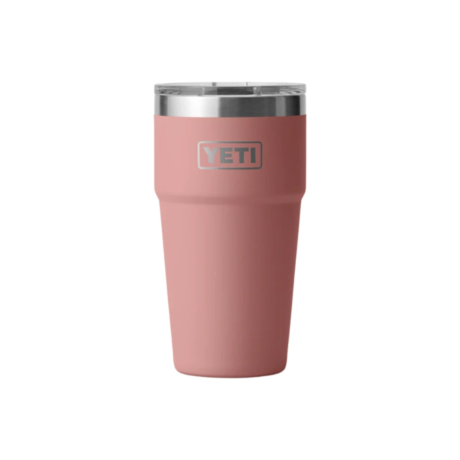 unique mugs for rustic kitchens-YETI Rambler 20 oz. Stackable Cup with Magslider Lid, Sandstone Pink