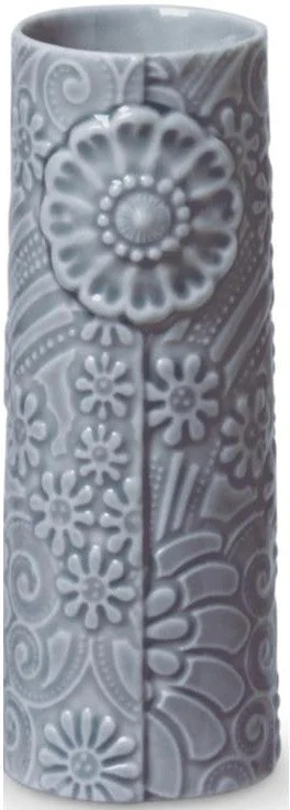 Handcrafted vases for modern floral arrangements -Dottir Pipanella Flower Vase Blue/Grey, 9cm