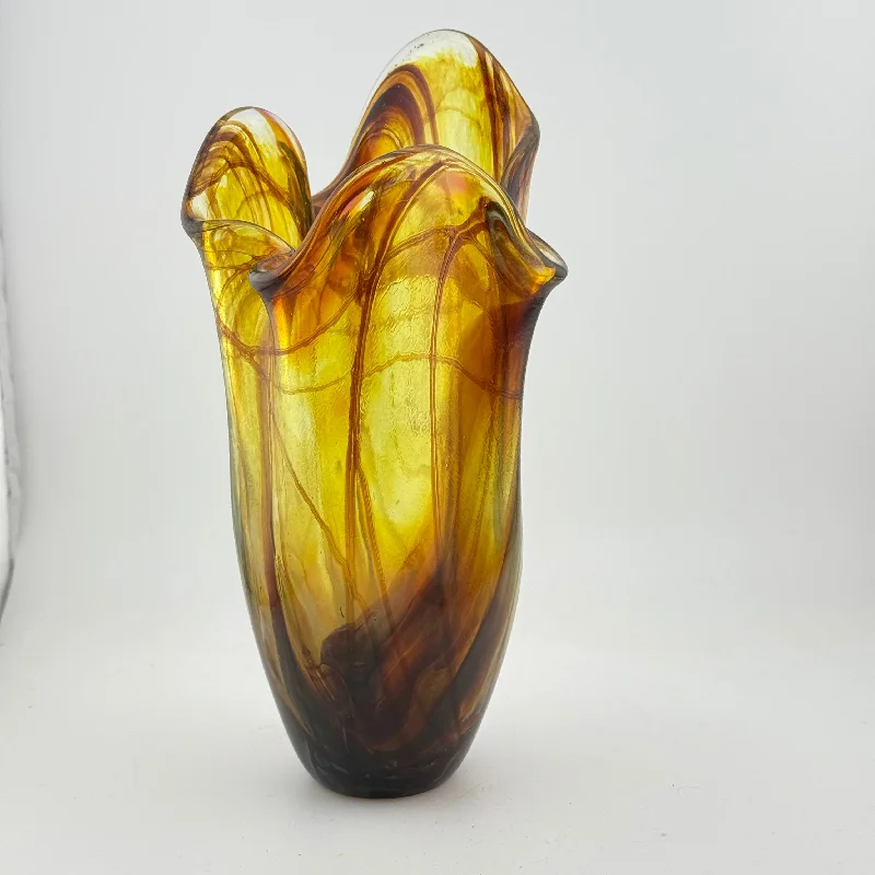 Luxury handmade flower vases for sale -Hembury Fort Freeform Vase