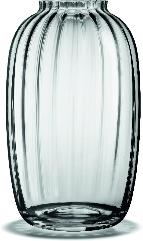 Crystal vases for modern wedding decorations -Holmegaard Primula Vase Clear, 25,5cm