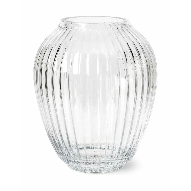 Elegant glass flower vases for home use -Kähler Hammershøi Vase 18.5 Cm, Clear