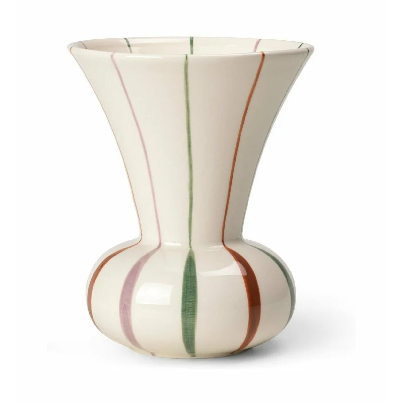 Modern decorative vases for dining tables -Kähler Signature Vase 15 Cm, Multi