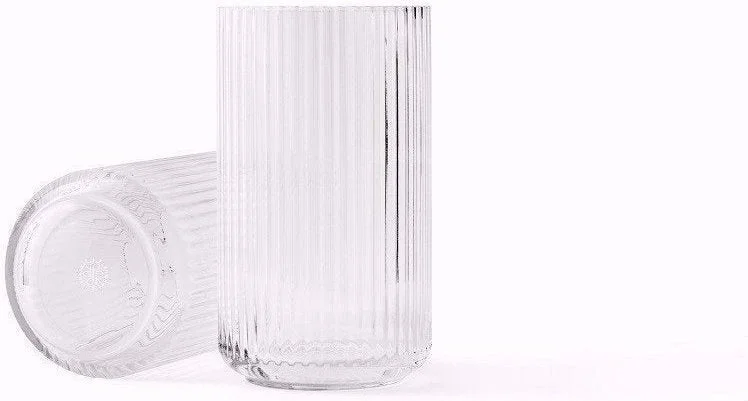 Handcrafted ceramic flower vases for weddings -Lyngby Vase Clear Glass, 31 Cm