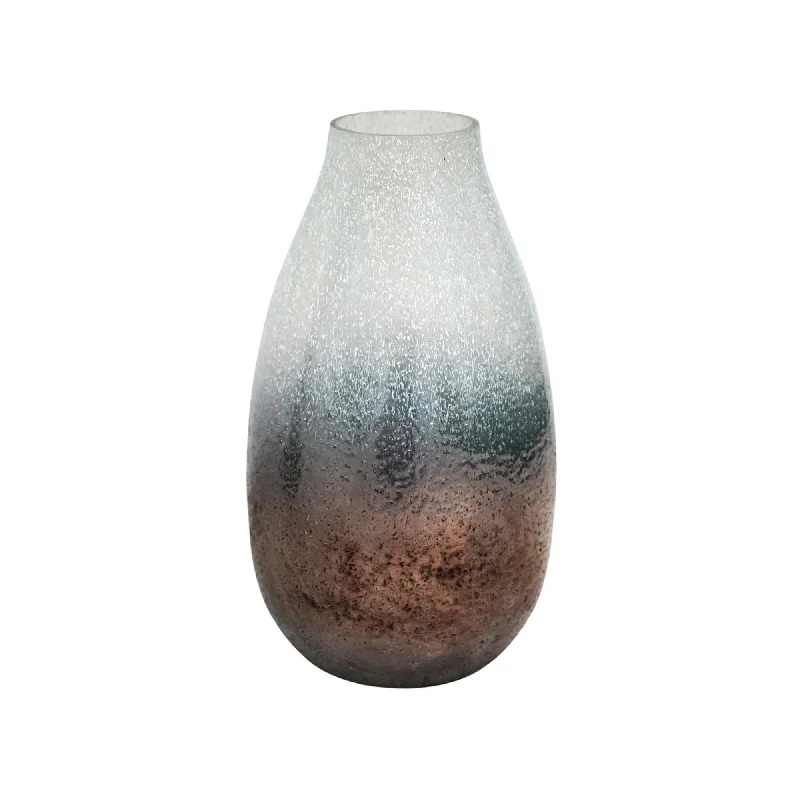 Unique decorative glass flower vases -Verre Snowdrop Frosted Vase