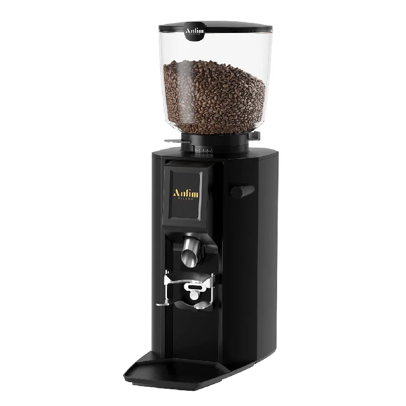 unique coffee mugs for kitchen decor-Anfim ALBA On Demand Espresso Grinder - Black