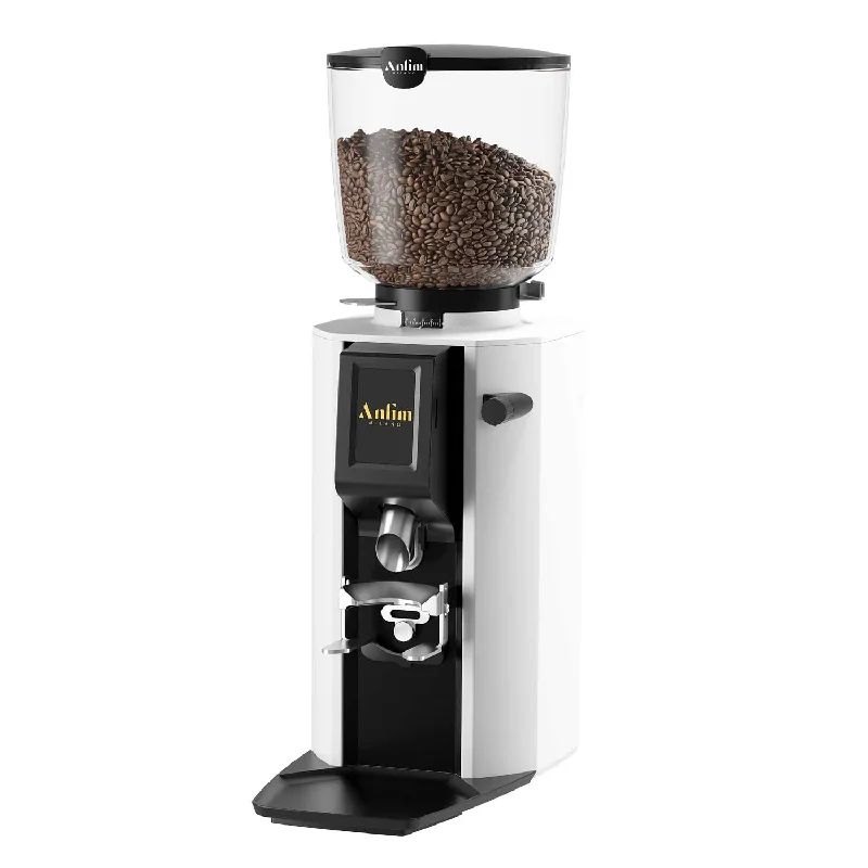 best thermal mugs for coffee-Anfim ALBA On Demand Espresso Grinder - White