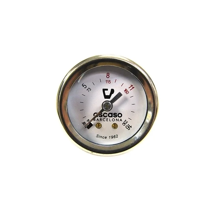 stylish travel mugs for tea lovers-Ascaso Big Dream Pump Pressure Gauge (Special Order Item)