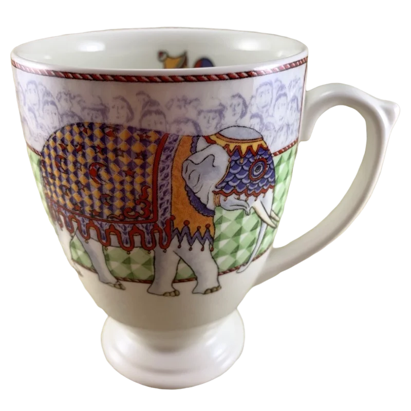 stylish travel mugs with designs-Circus Elephant Mug Wedgwood