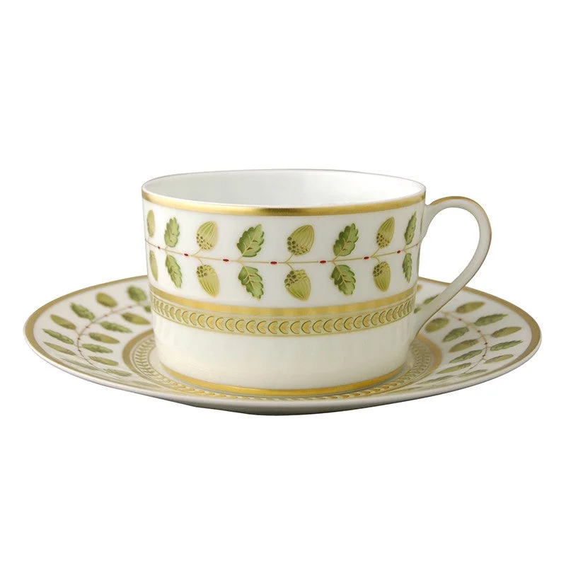 personalized coffee cups for gifts-Constance Breakfast Cup & Saucer