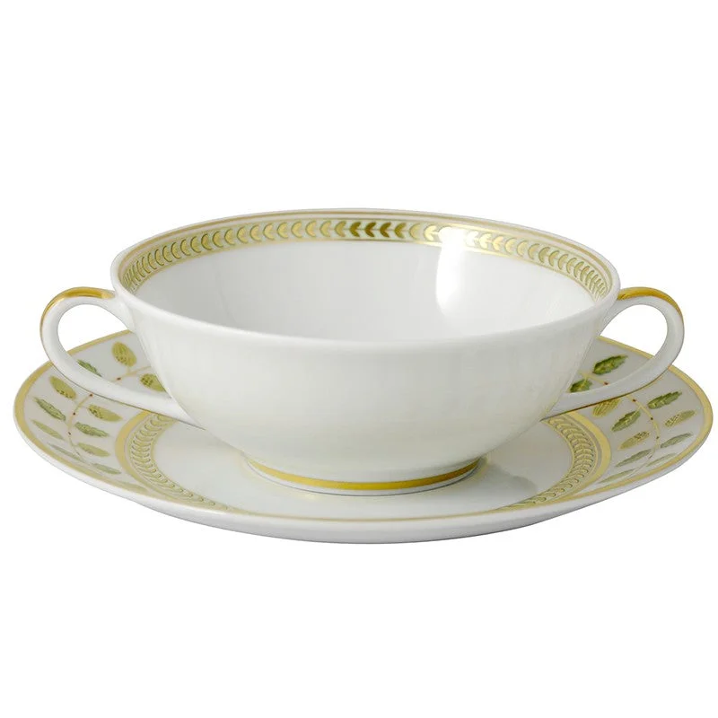 trendy coffee cups for daily use-Constance Cream Cup & Saucer