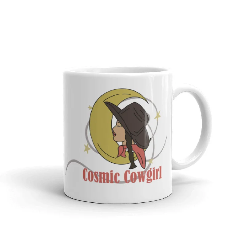 cute mugs with motivational quotes-Cosmic Cowgirl Mug