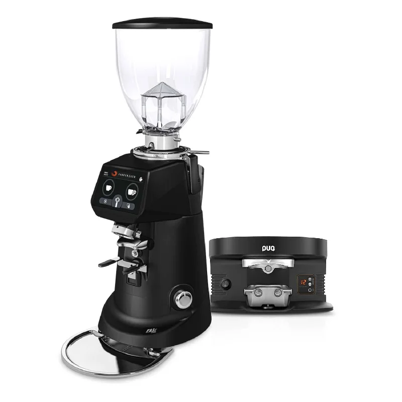 personalized coffee cups for special occasions-Fiorenzato F83 E PRO x PUQpress M4 Bundle - Black/Black